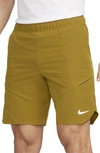 Nike Men's Court Dri-fit Advantage Tennis Shorts In Brown