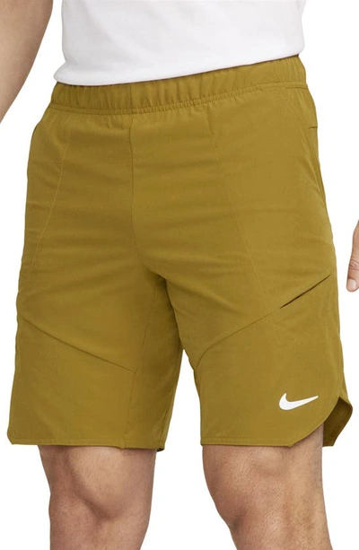 Nike Men's Court Dri-fit Advantage Tennis Shorts In Brown