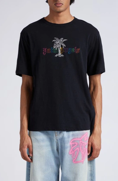 Palm Angels T-shirt In Black