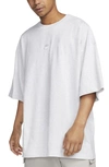 Nike Premium Essentials Oversize Cotton T-shirt In Birch Heather