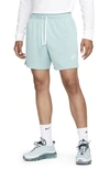 Nike Men's Club Mesh Flow Shorts In Green