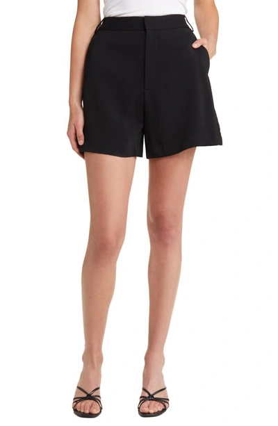 & Other Stories High Waist Shorts In Black