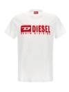 Diesel T-adjust-q7 Logo Printed T-shirt