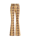 Etro Paisley High-rise Flared Jeans In Brown