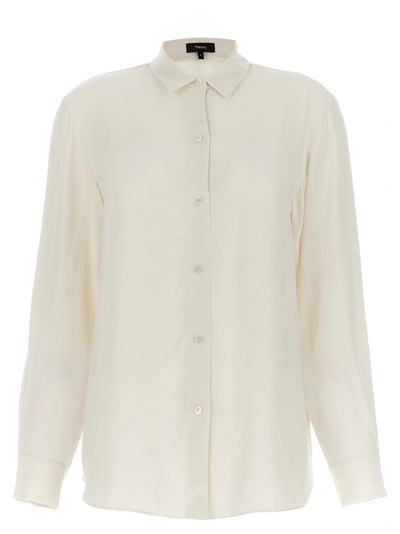 Theory Os Shirt In White