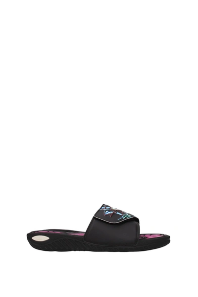Adidas Originals Slippers And Clogs Yugioh Rubber Black Multicolor