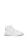 New Balance High-top Sneakers With Contrast Sole And Perforated Detailing