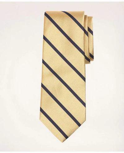 Brooks Brothers Rep Tie | Yellow | Size Regular