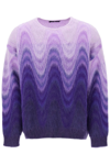 ETRO SWEATER IN GRADIENT BRUSHED MOHAIR WOOL
