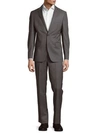 DKNY Stripe Wool Suit,0400095112968