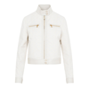 GUCCI GUCCI HIGHNECK LEATHER JACKET