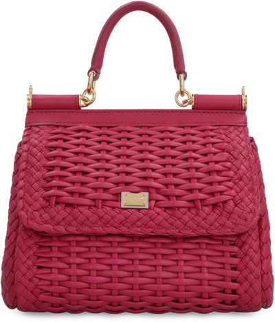 Dolce & Gabbana Medium Sicily Handbag In Pink