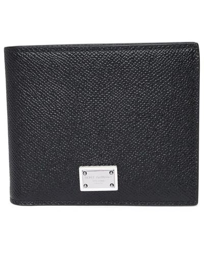 Dolce & Gabbana Dauphine Wallet In Black Leather