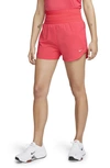 Nike Dri-fit Ultra High Waist 3-inch Brief-lined Shorts In Red