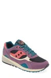 Saucony Shadow 6000 Essential Sneaker In Purple/ Black