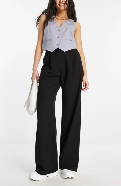 Asos Design Relaxed Pants In Black