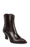 Sarto By Franco Sarto Gwenyth Pointed Toe Bootie In Dkhickory