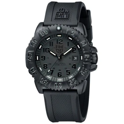 Pre-owned Luminox Watch Navy Seal Men's Swiss Colormark Blackout 3051.bo Authorized Dealer