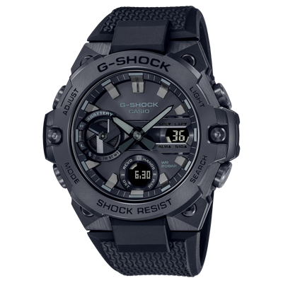 Pre-owned Casio G-shock Gstb400bb-1a Revel In Eclectic Sophistication With The G-steel