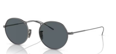 Pre-owned Oliver Peoples 0ov1220s M-4 30th 5244r5 Antique Pewter/blue 49mmmen's Sunglasses