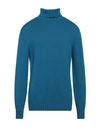 Capsule Knit Man Turtleneck Pastel Blue Size Xl Wool