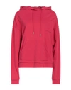 Armani Exchange Woman Sweatshirt Fuchsia Size Xl Cotton, Elastane In Pink