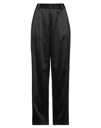 Tonello Woman Pants Black Size 6 Acetate, Polyamide, Elastane