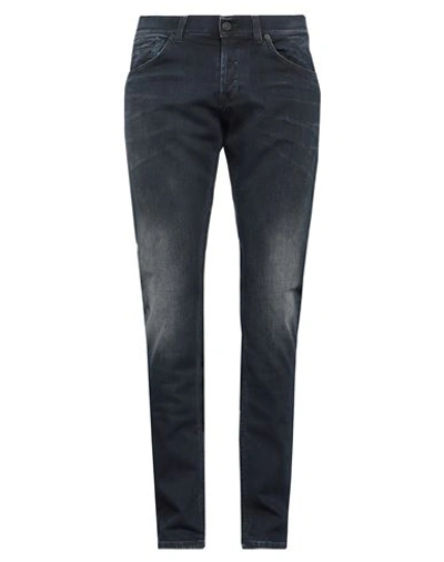 Dondup Man Jeans Blue Size 28 Cotton, Polyester, Elastane