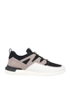 Tod's No Code Tod's No_code Man Sneakers Black Size 6 Leather, Textile Fibers In Black