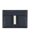 Bally Man Document Holder Navy Blue Size - Bovine Leather