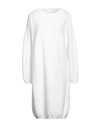 Vicolo Woman Mini Dress White Size Onesize Viscose, Polyester