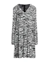 Pinko Woman Midi Dress White Size 8 Viscose In White