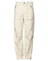 Msgm Man Pants Khaki Size 34 Cotton In Beige