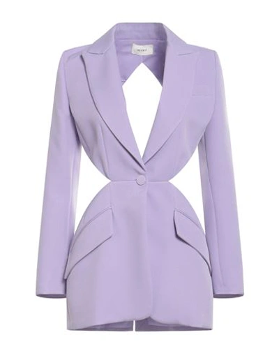 Vicolo Woman Blazer Light Purple Size S Polyester, Elastane