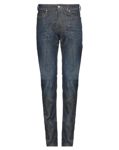 Diesel Man Denim Pants Blue Size 30w-30l Cotton, Elastane