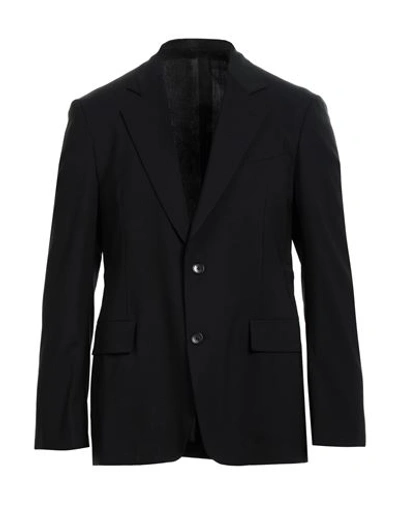 Ferragamo Man Blazer Black Size 38 Polyester, Wool, Elastane