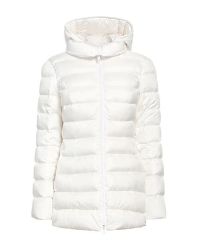 Geospirit Woman Down Jacket Ivory Size 10 Polyester In White