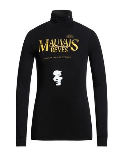 Raf Simons Man T-shirt Black Size M Modal, Elastane
