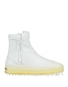 RUBBER SOUL RUBBER SOUL WOMAN ANKLE BOOTS WHITE SIZE 7 SOFT LEATHER
