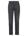 Manila Grace Woman Denim Pants Steel Grey Size 30 Cotton In Grey