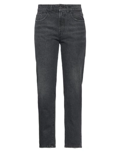 Manila Grace Woman Denim Pants Steel Grey Size 30 Cotton