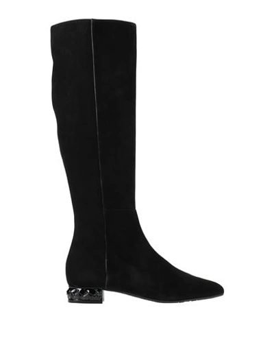 Baldinini Woman Knee Boots Black Size 9 Soft Leather