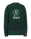 Stella Mccartney Woman Sweatshirt Dark Green Size M Wool, Polyamide, Elastane, Polyester In Green