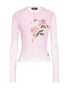 Blumarine Woman T-shirt Pink Size 4 Polyamide, Elastane
