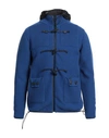 Bark Man Jacket Bright Blue Size M Wool, Polyamide