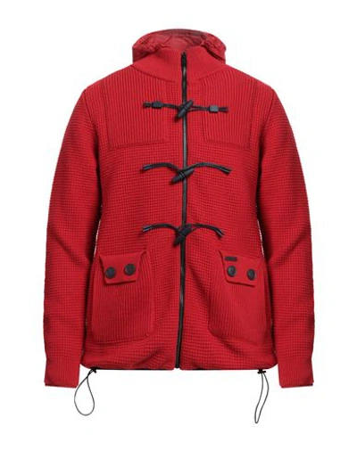 Bark Man Jacket Red Size Xl Wool, Polyamide