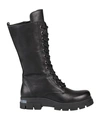 Baldinini Woman Ankle Boots Black Size 11 Calfskin In Black