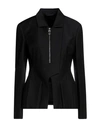 GIVENCHY GIVENCHY WOMAN BLAZER BLACK SIZE 6 WOOL, MOHAIR WOOL