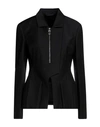 Givenchy Woman Blazer Black Size 6 Wool, Mohair Wool In Black