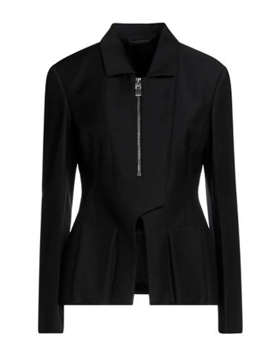 Givenchy Woman Blazer Black Size 6 Wool, Mohair Wool